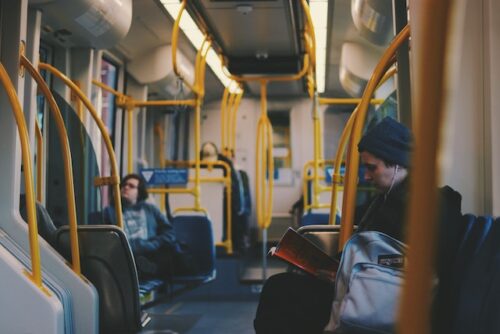 interior of bus