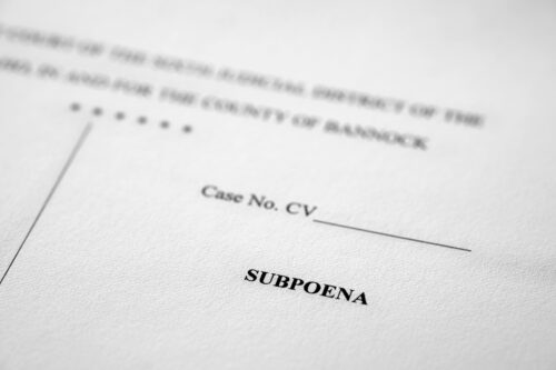 subpoena